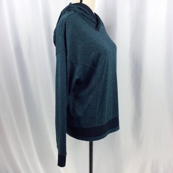 Mondetta Pullover Hoodie Top Womens Size Large Teal Lightweight Running Hiking - Picture 5 of 10